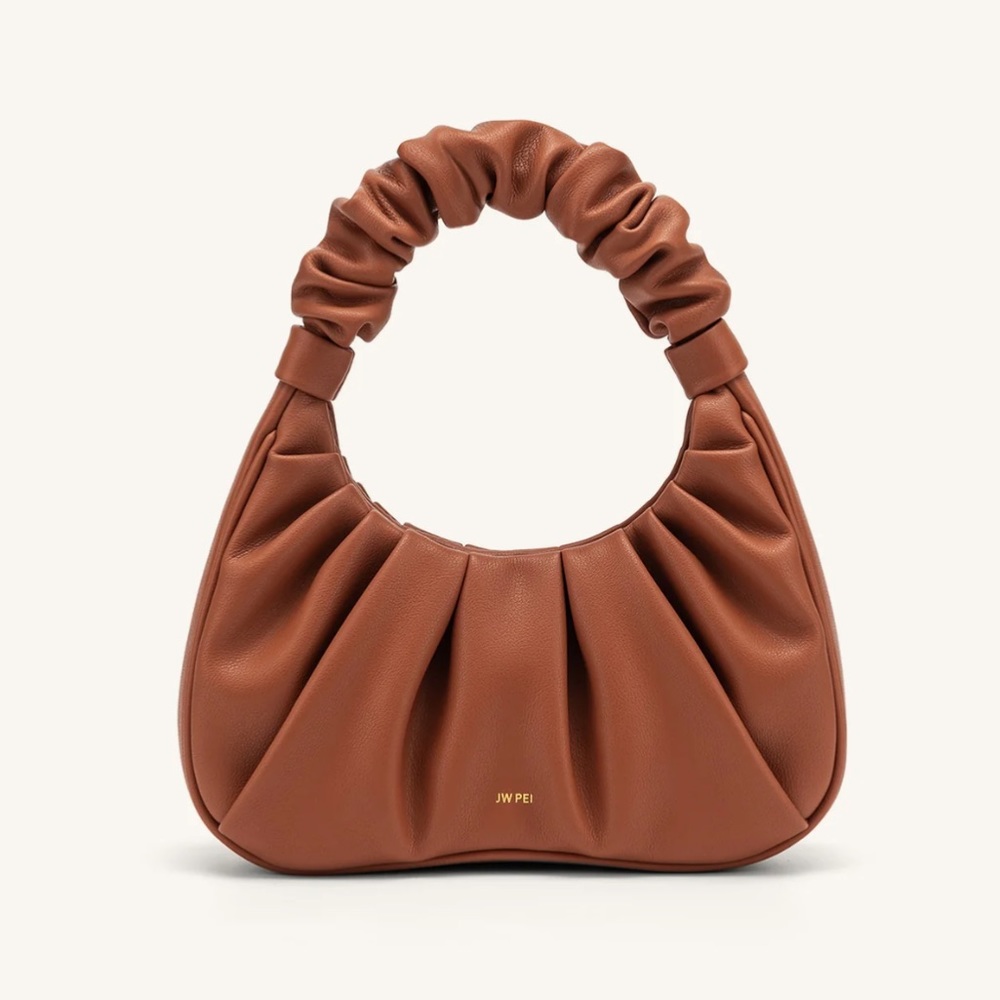 JW PEI - Gabbi Ruched Hobo Handbag - Nutella